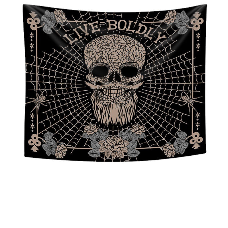 Skull Home Improvement Stylish Room Tapestry Wall Decoration