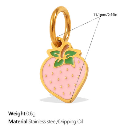 Colorful Drip-Oil Pendant Stylish Necklace Designed for Women