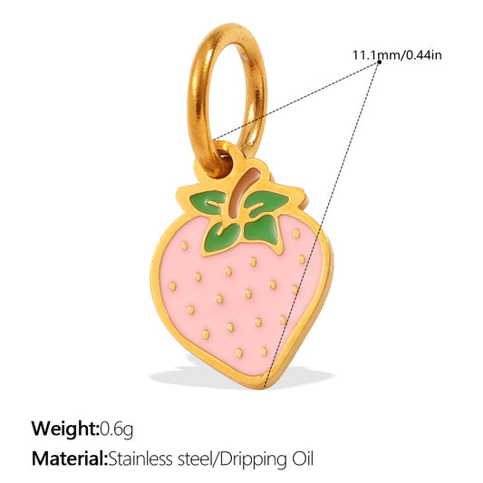 Colorful Drip-Oil Pendant Stylish Necklace Designed for Women