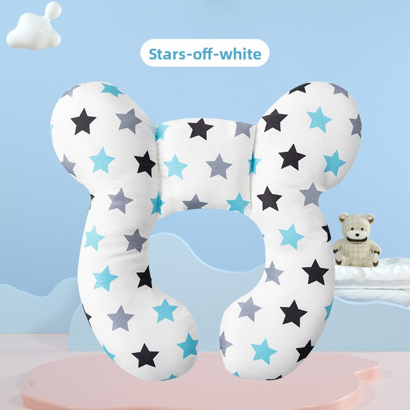 Cartoon Children U-Shaped Travel Pillow Cute Neck Support
