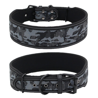 Reflective Camouflage Dog Collar – Comfortable and Durable