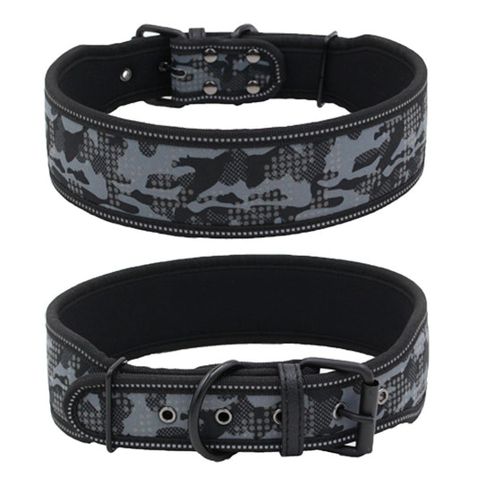 Reflective Camouflage Dog Collar – Comfortable and Durable