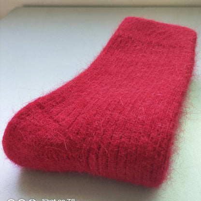 Rabbit Wool Blend Fleece Lined Winter Socks Warm Daily Wear