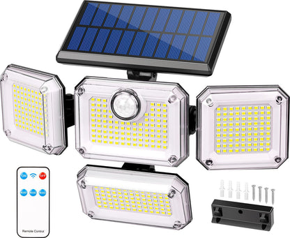 Solar Powered Outdoor Motion Sensor Garden Light for Homes