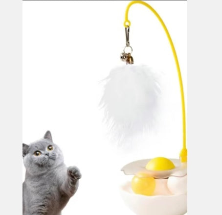 Duck Shape Interactive Cat Toy Stick – Washable Kitten Toy