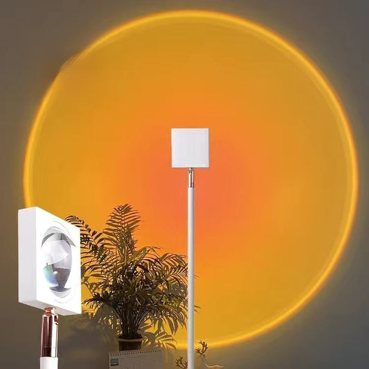 Artistic Sunset Floor Lamp for Warm and Stylish Home Lighting