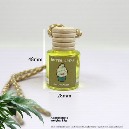 Car-mounted perfume glass bottle