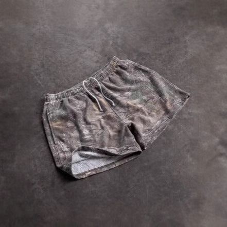 Buy Harajuku Tree Branch Camo Casual Shorts for Streetwear.