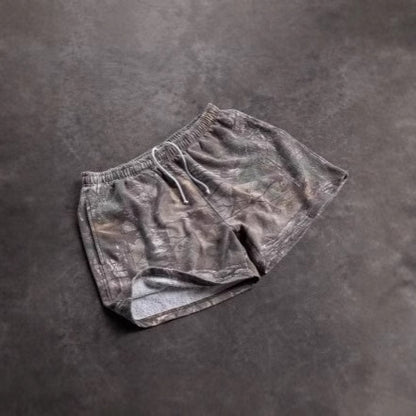Buy Harajuku Tree Branch Camo Casual Shorts for Streetwear.