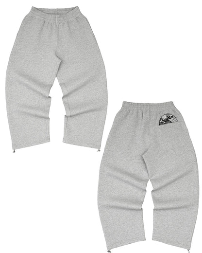 CD Print Hooded Sweatshirt and Sweatpants Set