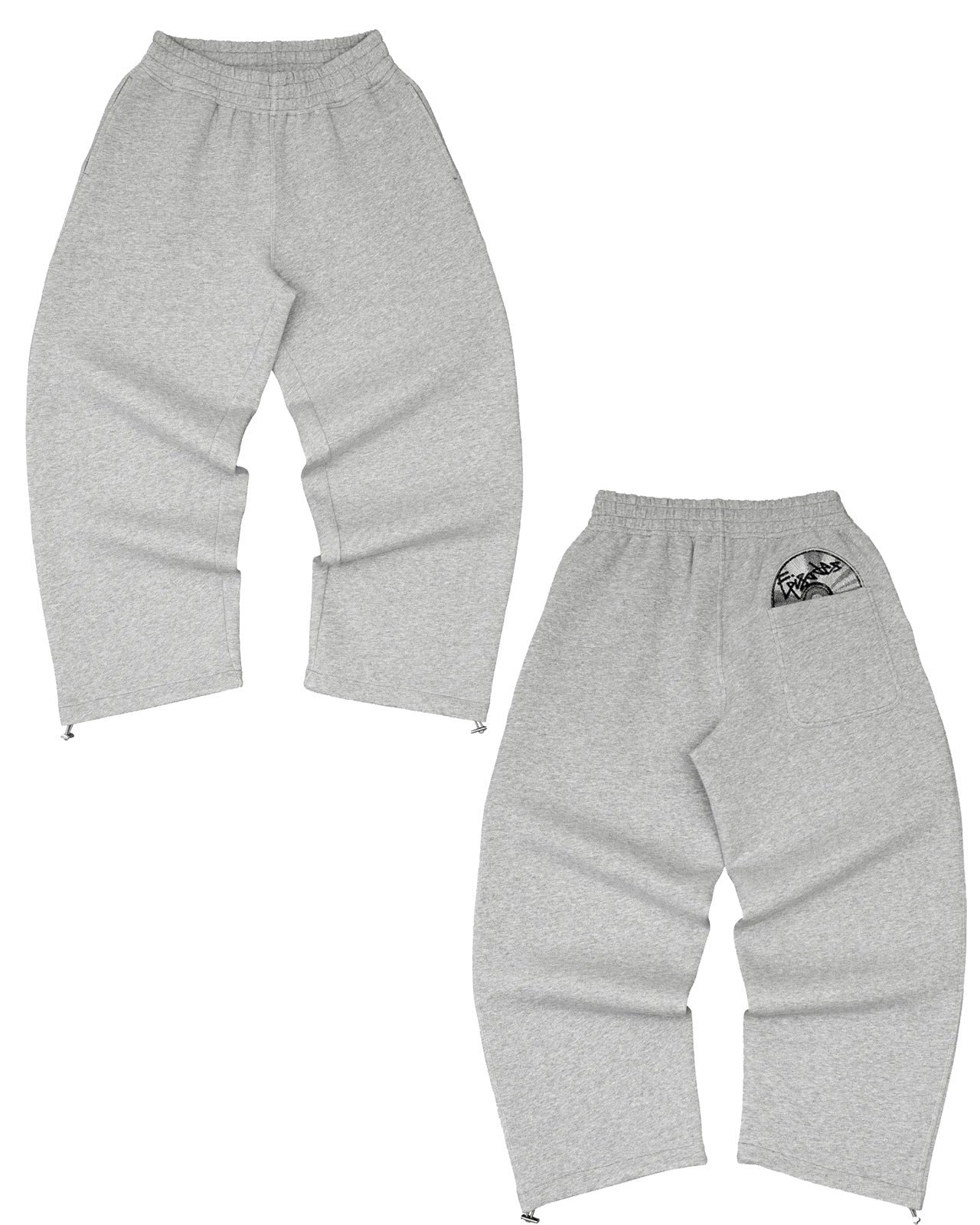 CD Print Hooded Sweatshirt and Sweatpants Set