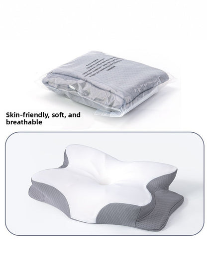 Butterfly Shape Neck Pillow Memory Foam Support Cushion Use