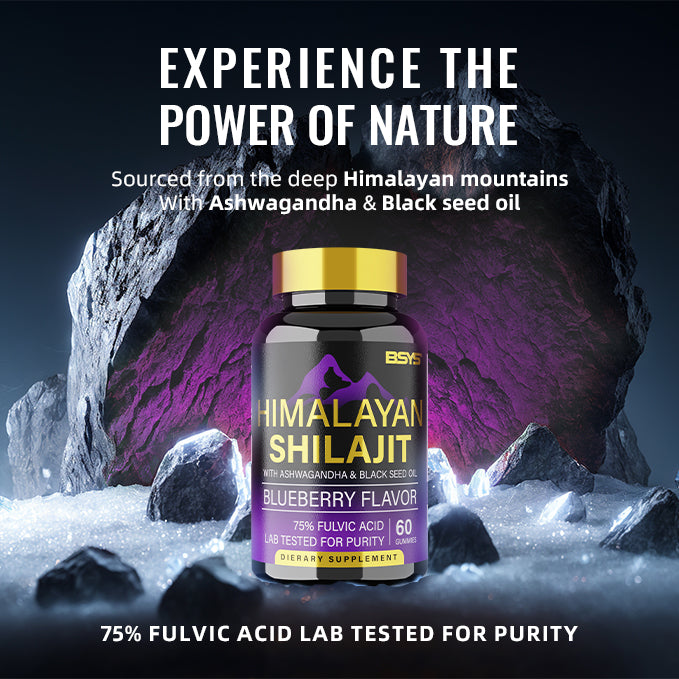 Buy BSYS Shilajit Gummies 60's – Herbal Supplement for Vitality