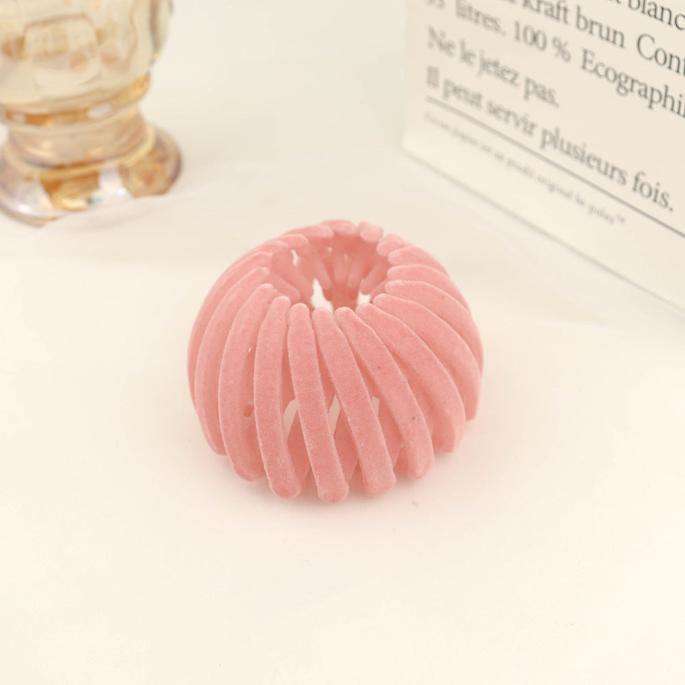 Women Hollow Hair Circle Hairpin – Secure and Stylish Ponytail