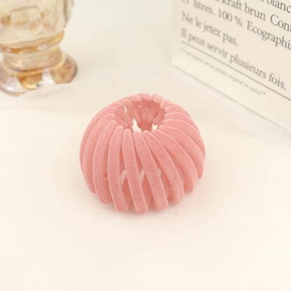Women Hollow Hair Circle Hairpin – Secure and Stylish Ponytail