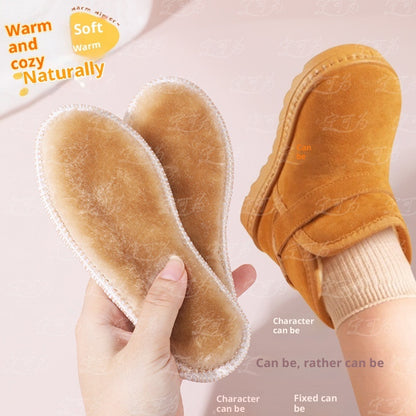 Children's Warm Fleece Lined Winter Insoles Soft Support