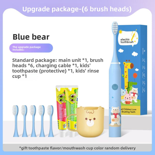 Children's Electric Toothbrush Soft Bristles Sensitive Gums
