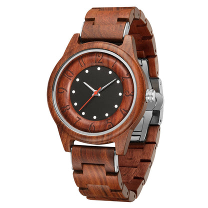 One Piece Wooden Fashionable Quartz Watch
