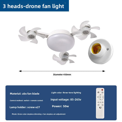 Ceiling Fan Light with Variable Frequency Motor