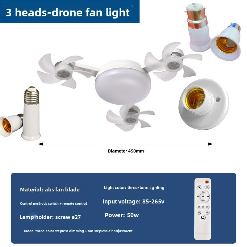 Ceiling Fan Light with Variable Frequency Motor