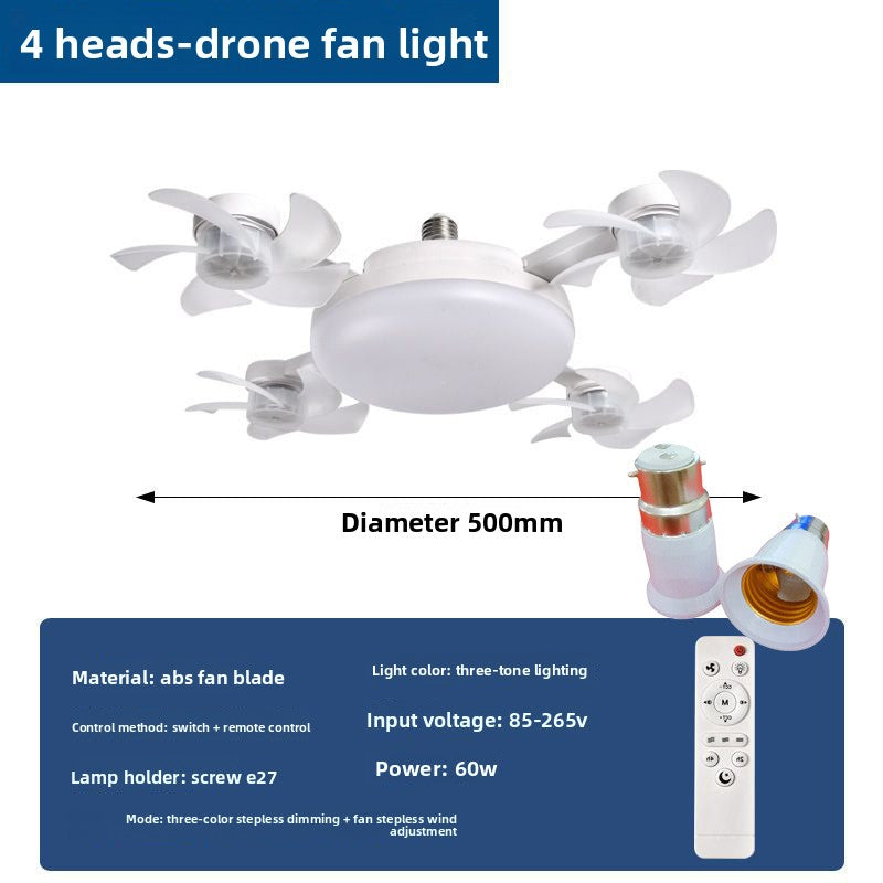 Ceiling Fan Light with Variable Frequency Motor