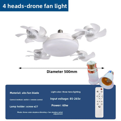 Ceiling Fan Light with Variable Frequency Motor