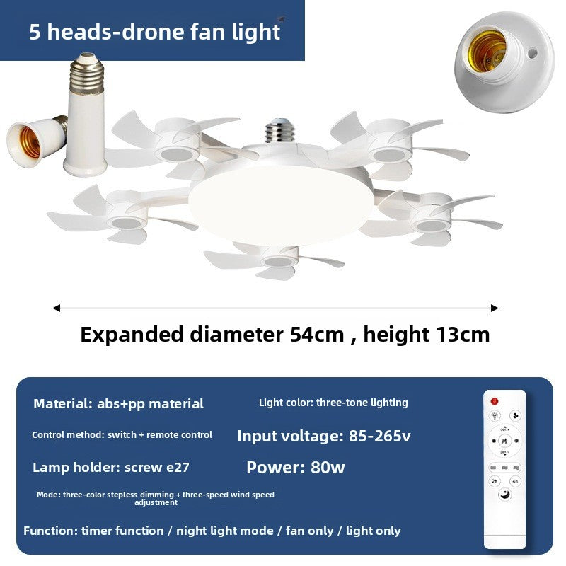 Ceiling Fan Light with Variable Frequency Motor