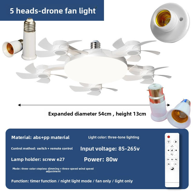 Ceiling Fan Light with Variable Frequency Motor