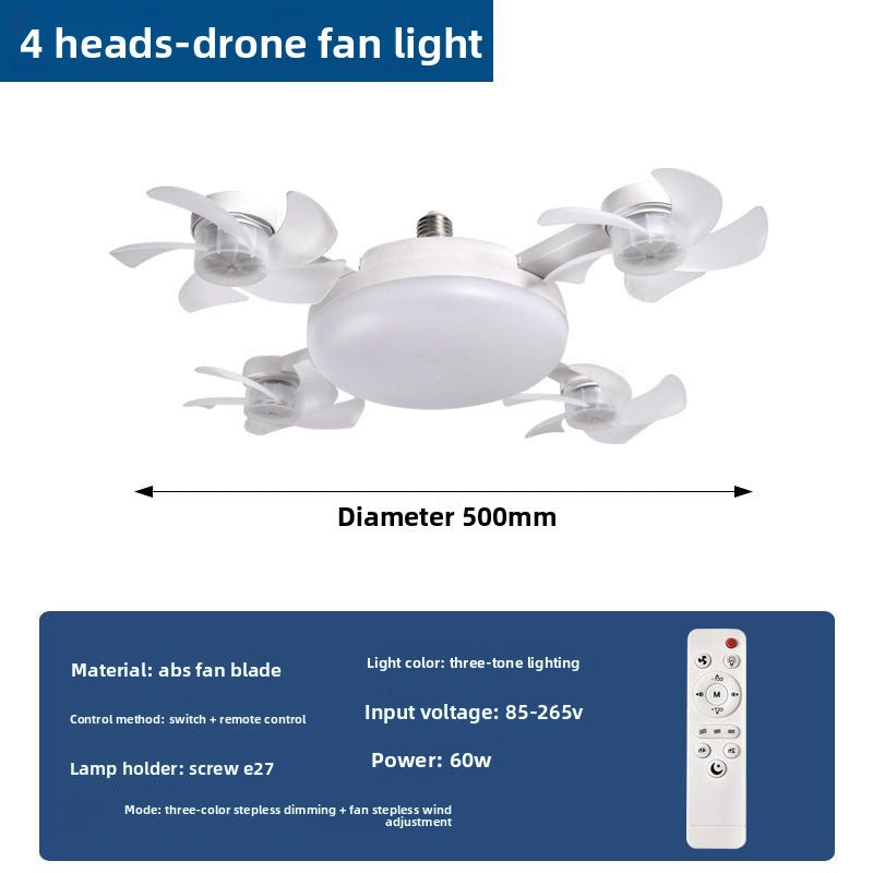 Ceiling Fan Light with Variable Frequency Motor