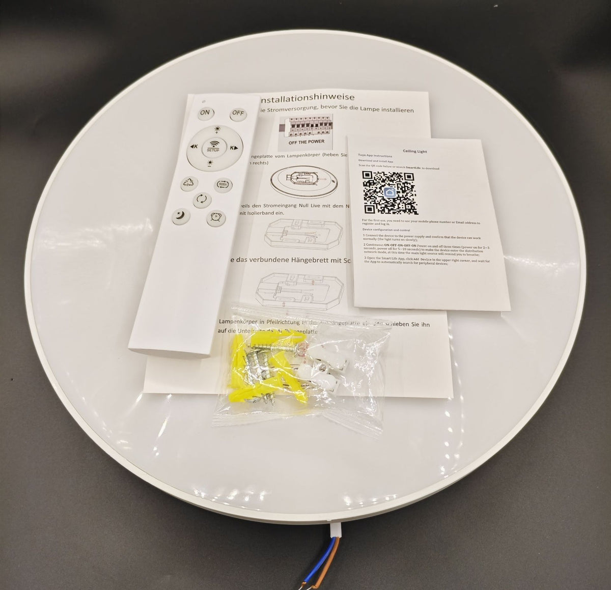 Ceiling Light with Alexa Bluetooth Control
