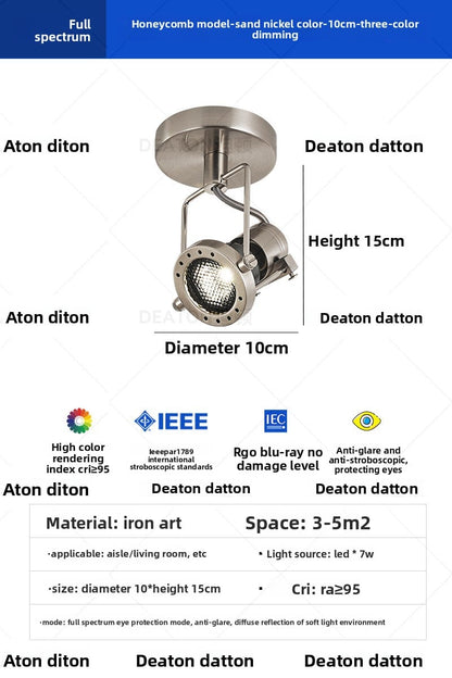 Ceiling-mounted spotlights