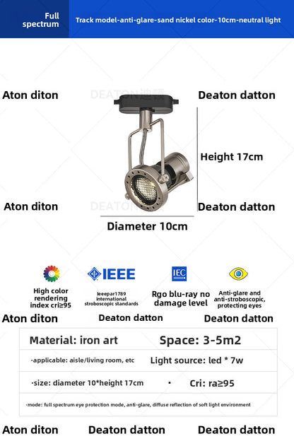 Ceiling-mounted spotlights
