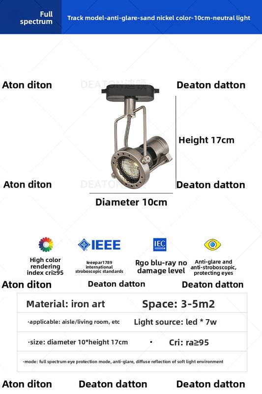Ceiling-mounted spotlights
