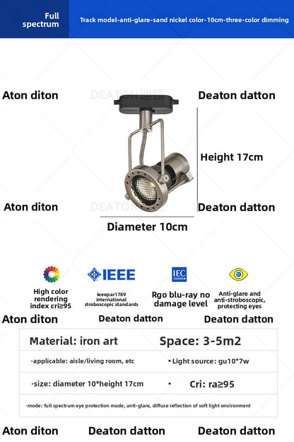 Ceiling-mounted spotlights