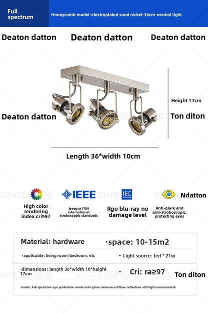 Ceiling-mounted spotlights