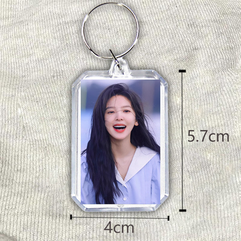 Celebrity Acrylic Keychain Pendant