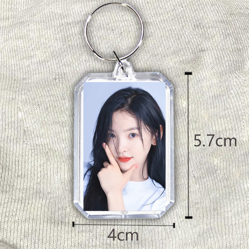 Celebrity Acrylic Keychain Pendant