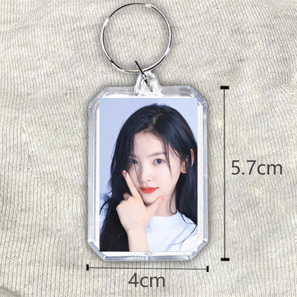 Celebrity Acrylic Keychain Pendant