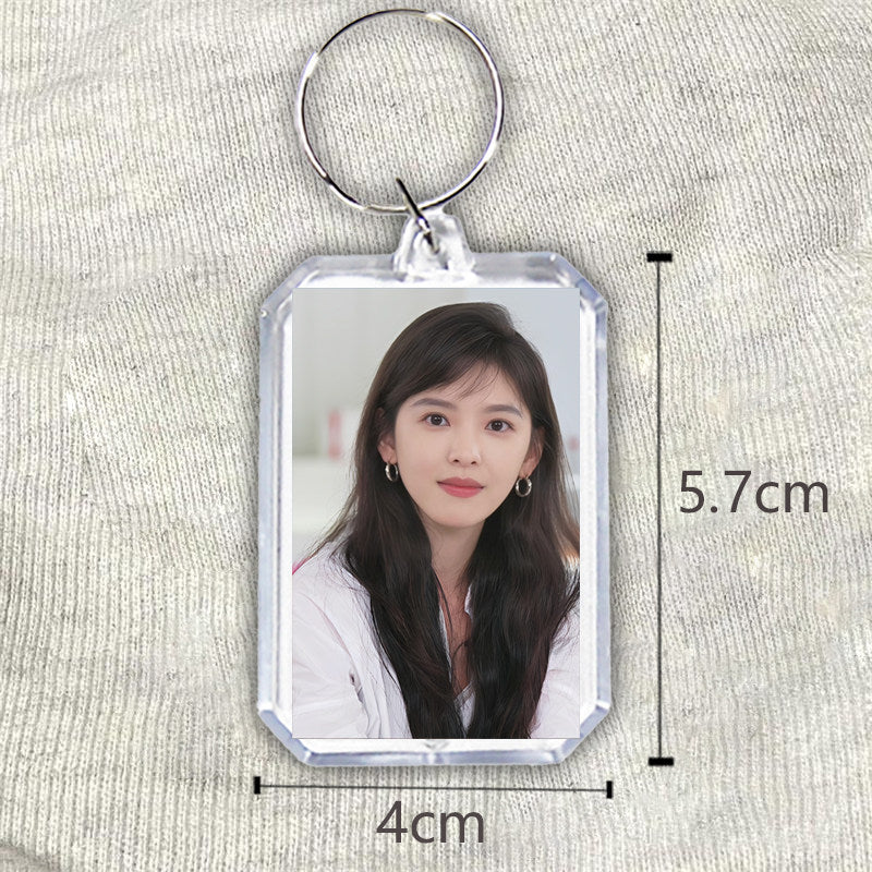 Celebrity Acrylic Keychain Pendant