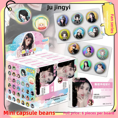 Celebrity Collectible Metal Badges