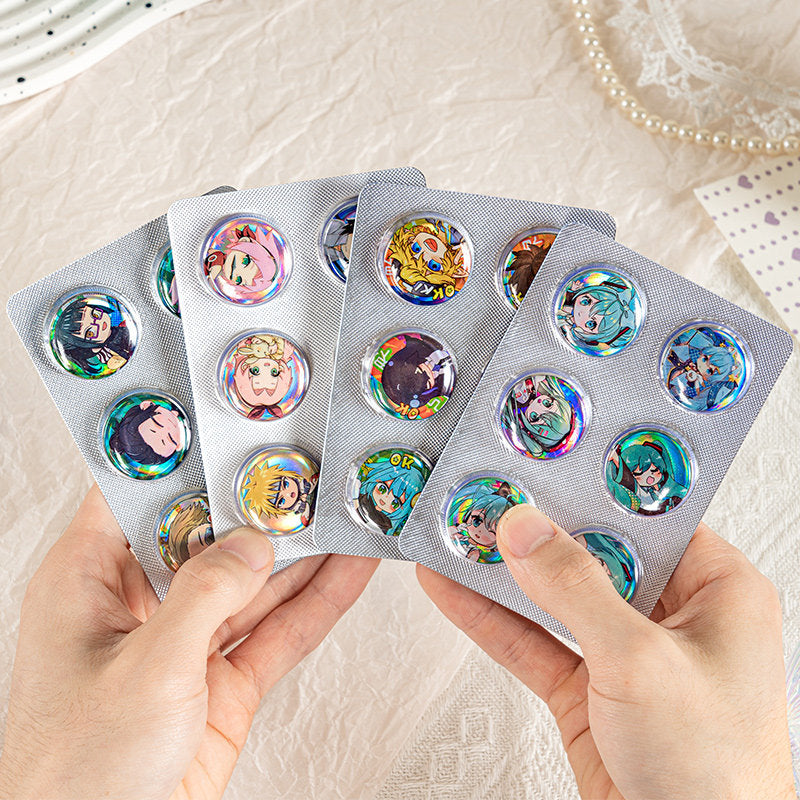 Celebrity Collectible Metal Badges