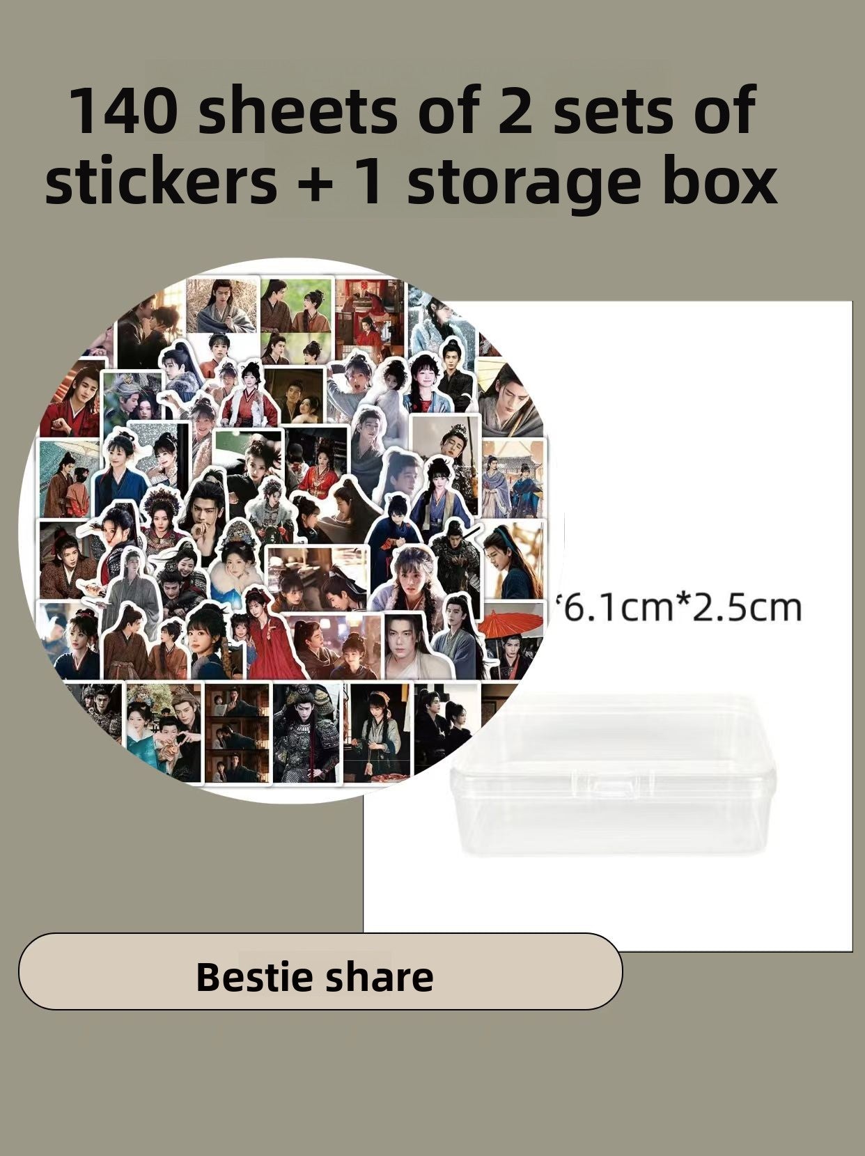 Celebrity Design Stickers for Journal and Desktop