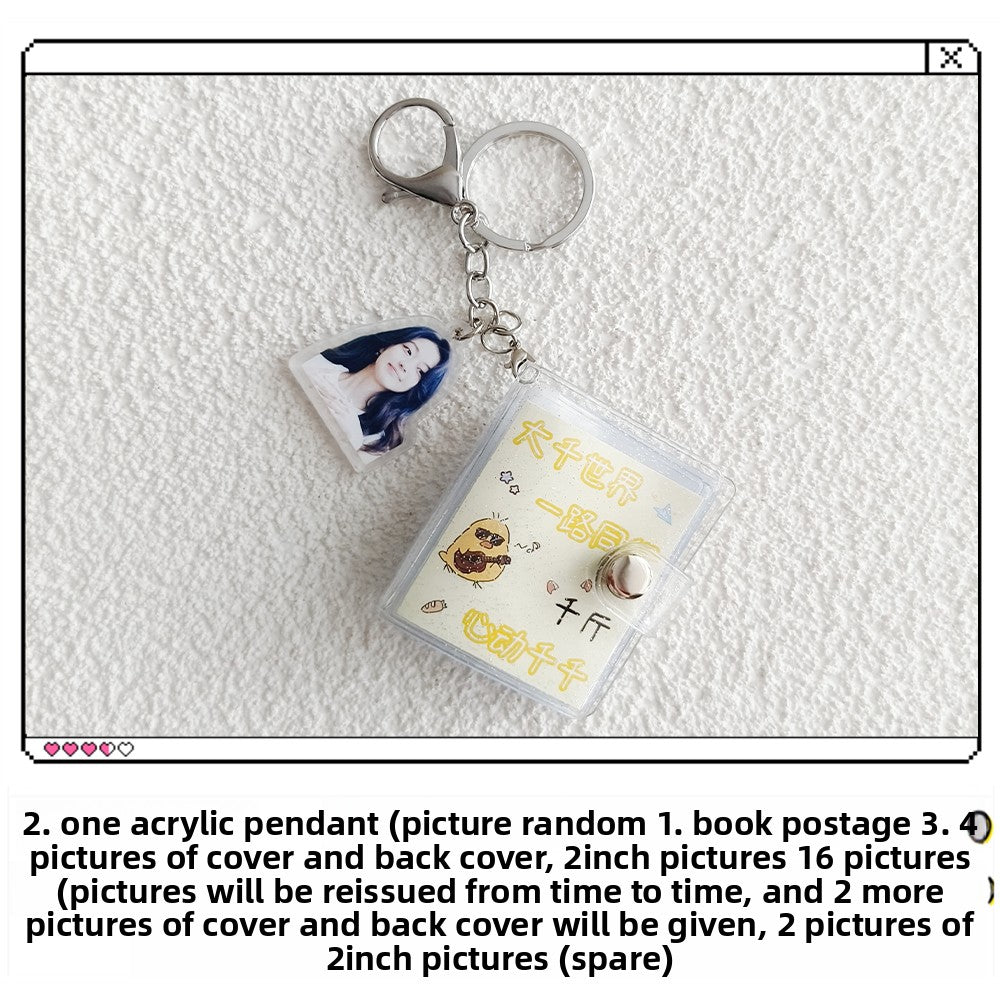 Celebrity Photo Album Keychain