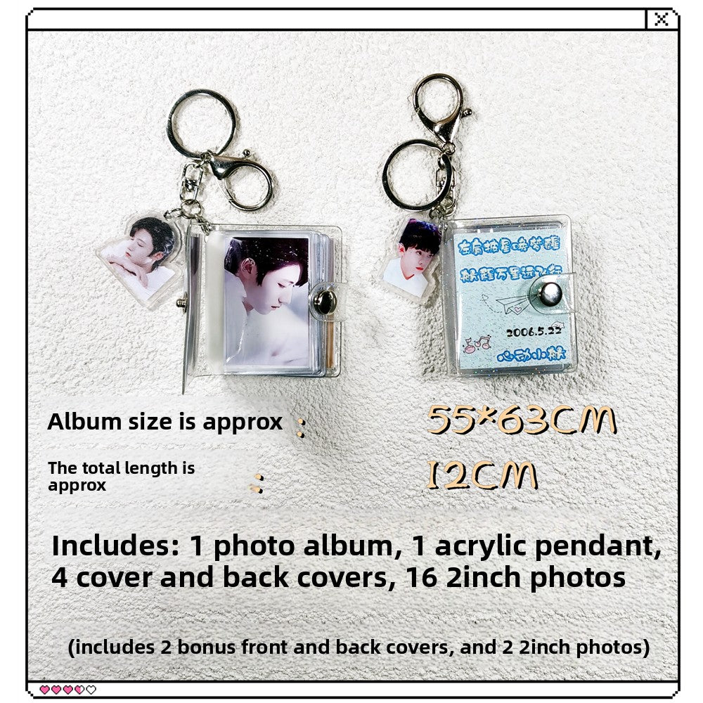 Celebrity Photo Album Keychain