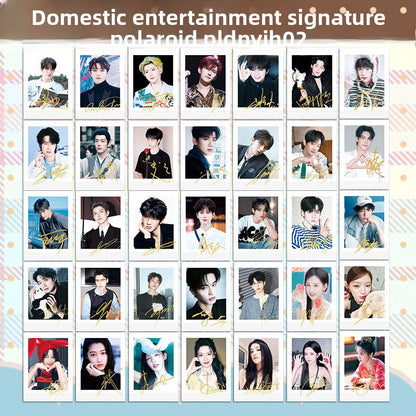 Celebrity Signed Polaroid Photos