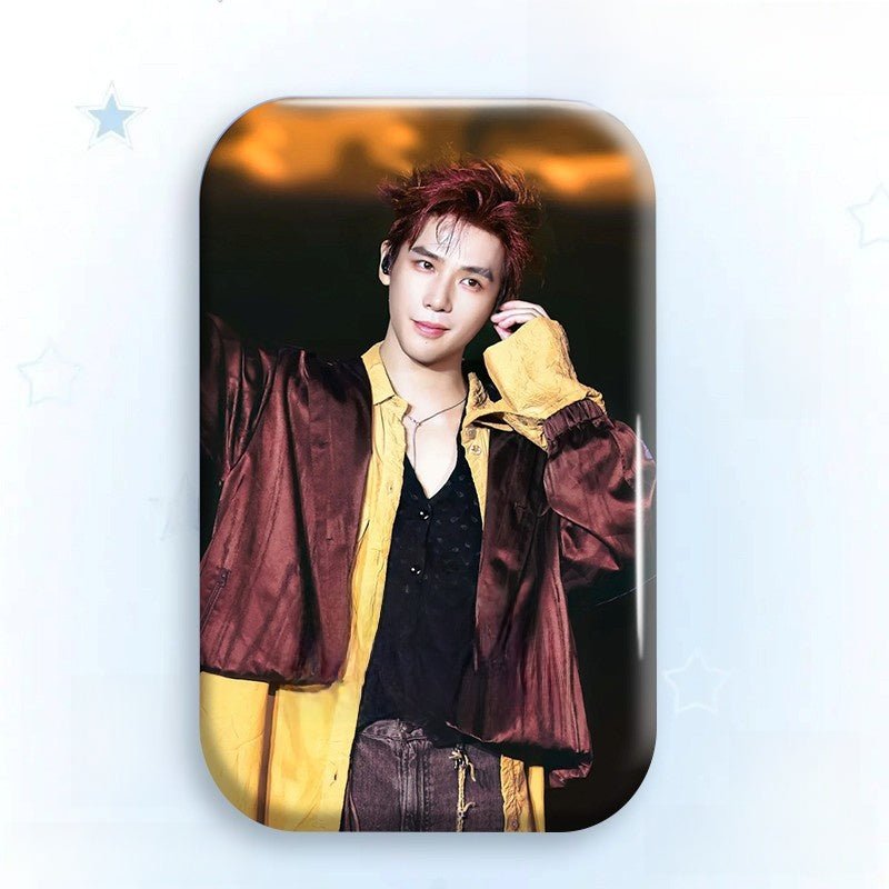 Celebrity Theme Laser Cut Tinplate Badge