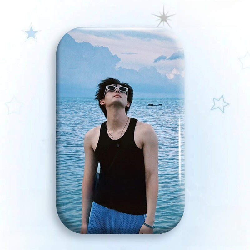 Celebrity Theme Laser Cut Tinplate Badge