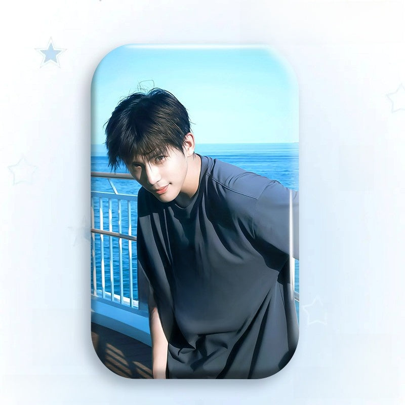 Celebrity Theme Laser Cut Tinplate Badge