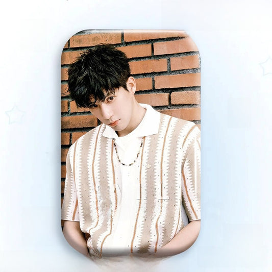 Celebrity Theme Laser Cut Tinplate Badge