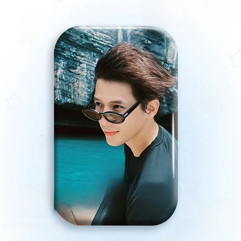 Celebrity Theme Laser Cut Tinplate Badge